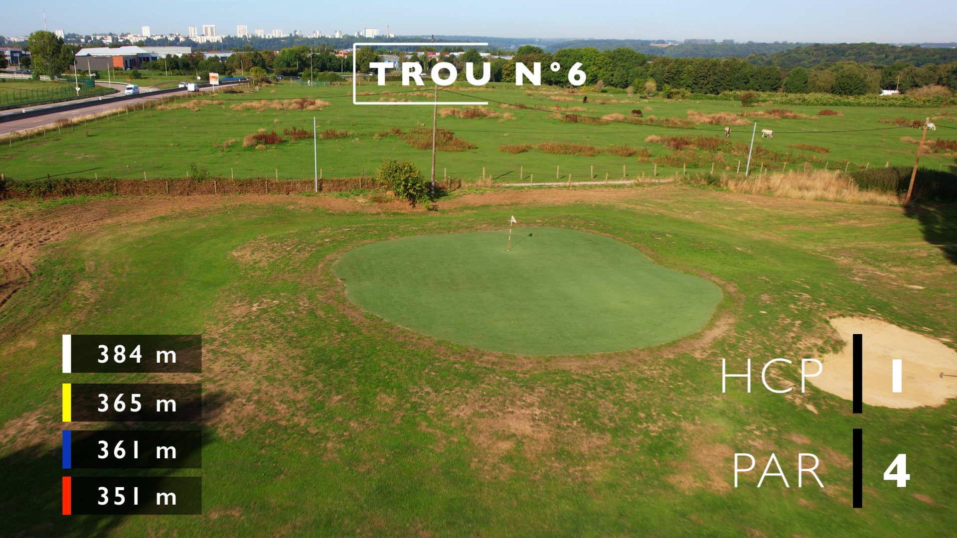 Trou n°6 Golf de Bévilliers